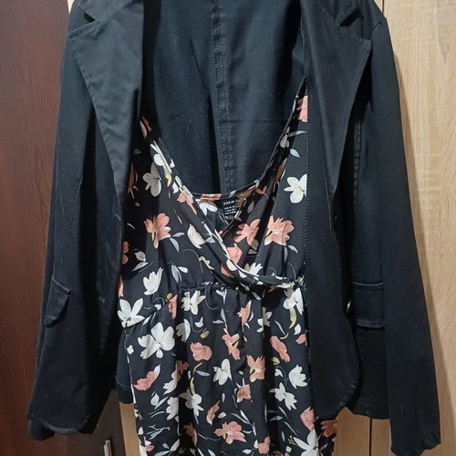 Clothing pack large like new with romper, dress and jacket