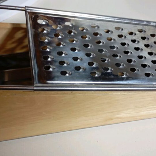 Vegetable grater new with 3 cutting bases and drawer