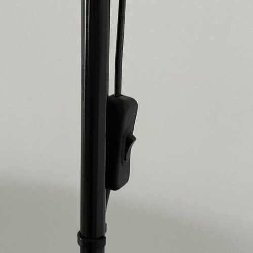 IKEA Not floor lamp, black and white, adjustable height