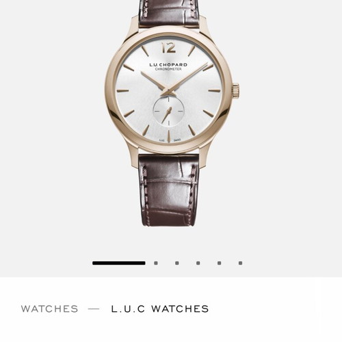 L.U.C XPS40 MM automatic men's watch like new, ethical rose gold