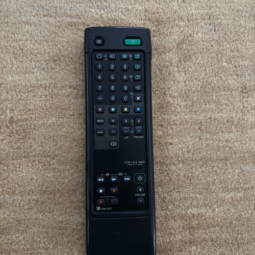 Sony RM-837 remote control used, vintage 90s model