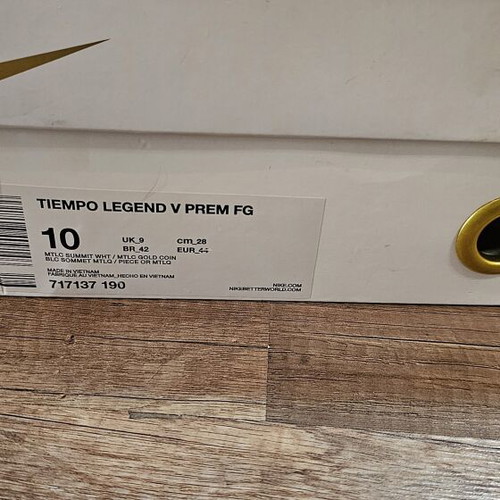 Nike Tiempo Legend V Premium FG "Touch of Gold" football boots 2015
