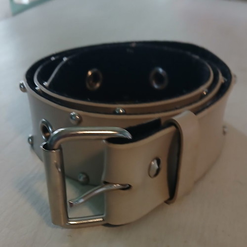 Women's belt new, beige, 95 cm