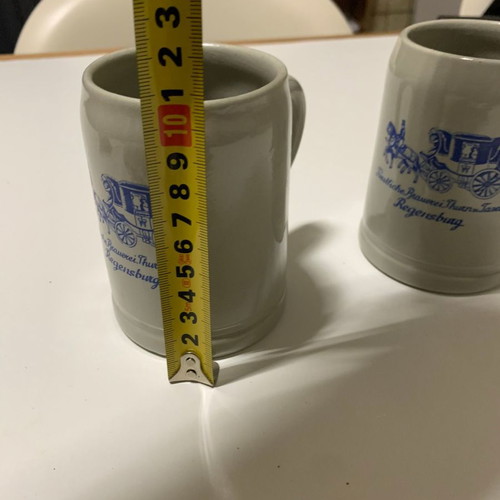 Thurn u. Taxis collectible beer mugs 0.25 l new, set of 2