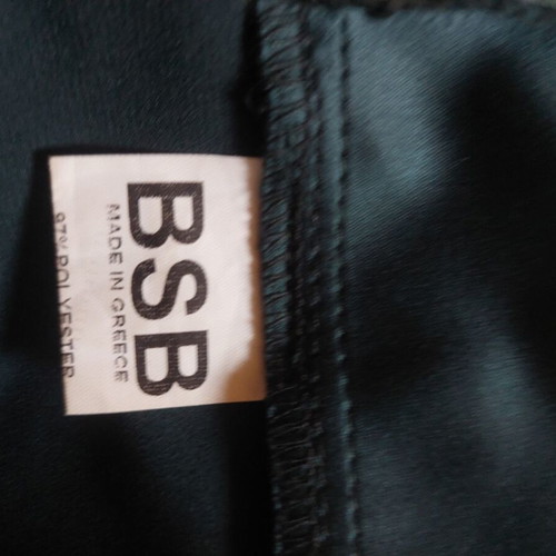BSB Strapless Satin Top Size 44 Cypress Green Like New