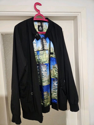 Matix Molimo Harrington bomber jacket XL σαν καινούργιο, μαύρο