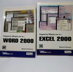 Word 2000 και Excel 2000 βιβλία σαν καινούργια, σετ 2 μαζί