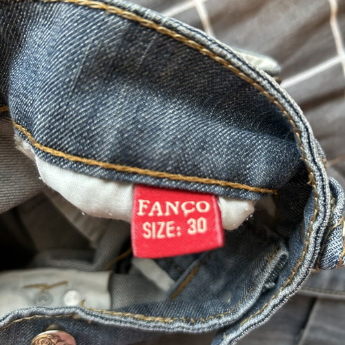 FANCO Jeans denim cargo capri pants like new, Y2K vintage style