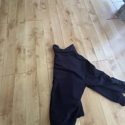Zara quarter zip sweater, blue, size M