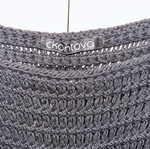 CKontova black summer knit top like new