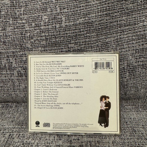 Four Weddings & A Funeral CD used, songs from and inspired by the film