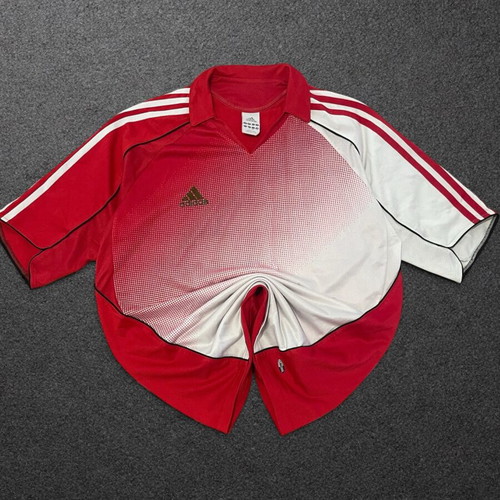 Adidas Vintage Polo 04/05 Y2K Football Style Size L like new, red white
