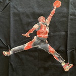 Jordan Jumpman graphic T-shirt black, size M