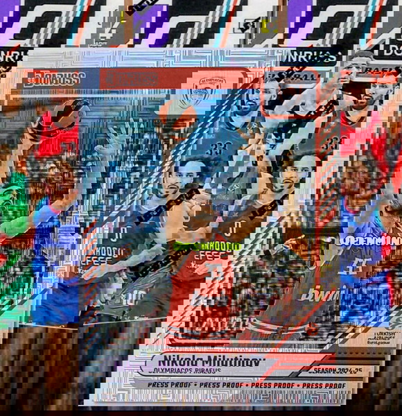 MILUTINOV - PRESS PROOF /275 - OLYMPIACOS - DONRUSS EUROLEAGUE 2024-25