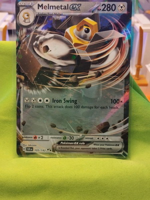 Melmetal Ex [Stamped] #105 Pokemon Stellar Crown new