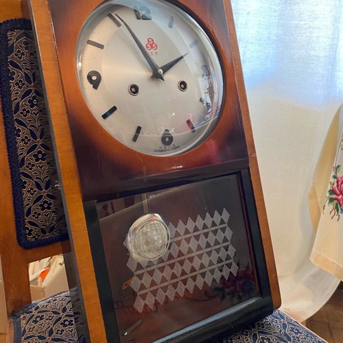 Wall clock wind-up 70’s used, Shanghai