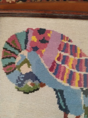 Embroidered frame used 42×32