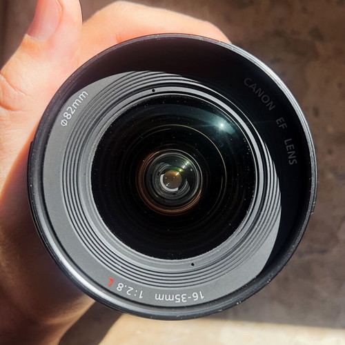 Canon 70-200mm f2.8 Mark II and 16-35mm f2.8 Mark II lenses with RF-EF adapter like new