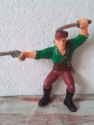 Φιγούρα πειρατής μεταχειρισμένη, ύψος 9 εκ., Pirate Ship Toys