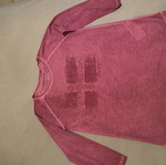 Napapijri women's t-shirt used, pink with 3/4 sleeve