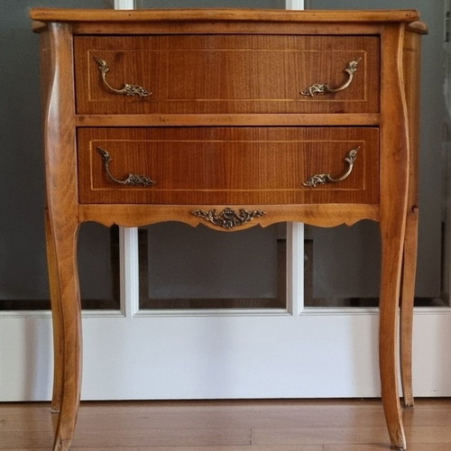 Console table used with two drawers