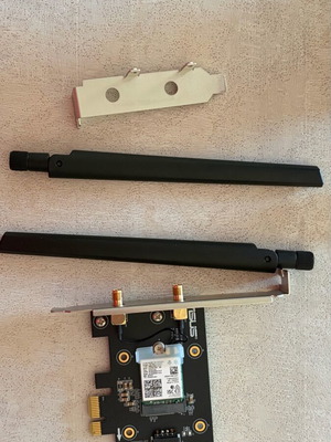 Asus PCE-AX3000 PCIe Dual-Band Wi-Fi 6 Adapter σαν καινούργιο με Bluetooth 5.0