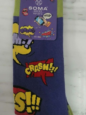 Soma Socks Crash size 40-46 new, colorful cotton blend