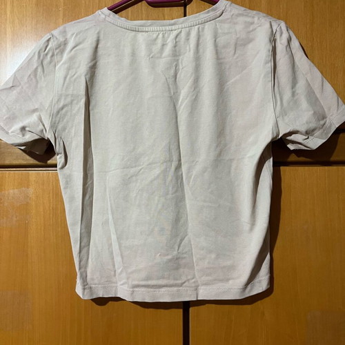 Zara basic crop top beige like new, size M