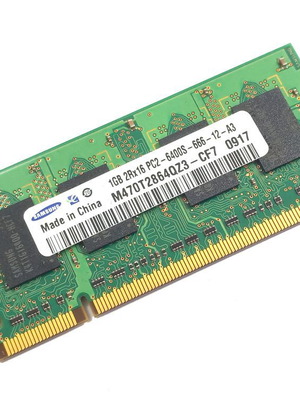 Μνημη Оперативна памет για лаптоп, Samsung 1GB DDR2 2Rx16 PC2-6400S-666-12-A3