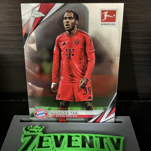 2025 Topps Chrome Bundesliga Mathys Tel #83 FC Bayern München base card