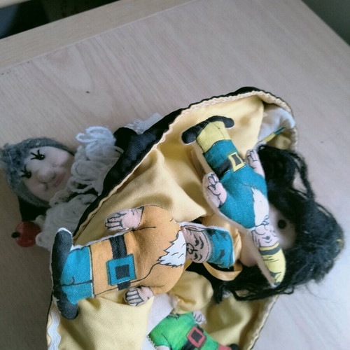 Snow White double-sided fabric doll like new, collectible
