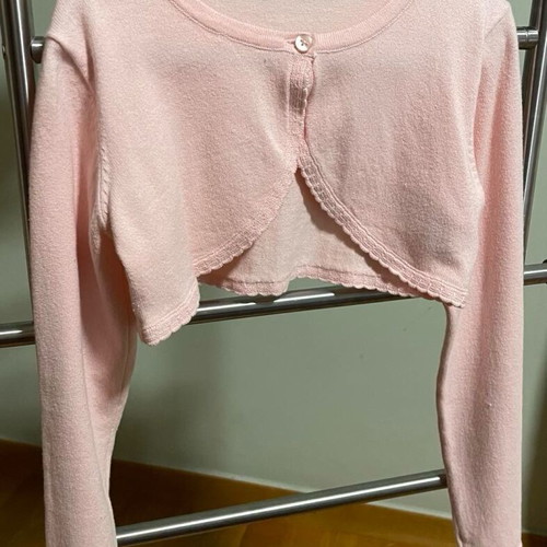 Mayoral girls' pink cardigan like new for 8 years old 128 cm