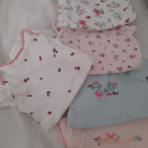 Orchestra short-sleeve bodysuit set, like new, 5 pieces, 3 months