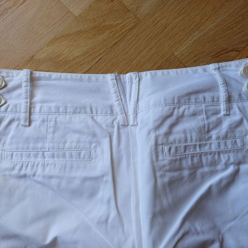Zara white pants used, straight cut, flare, size EUR36