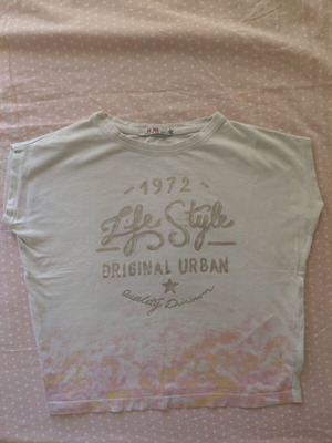 Energiers white children's short-sleeve t-shirt Life Style 1972 used