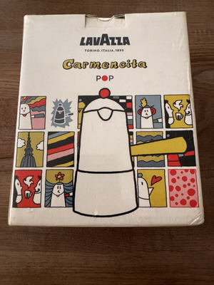 Moka coffee maker Lavazza Carmencita Pop Art 99RP3 new