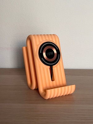 3D Printed Minimal Design Mobile Phone Stand with Wireless Charging new
