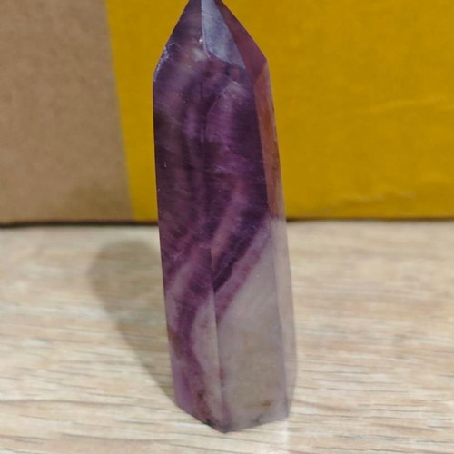 Amethyst obelisk natural processed, like new