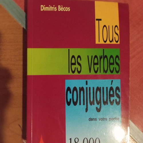 Tous les verbes conjugués (18,000 verbs) used, Dimitris Becos