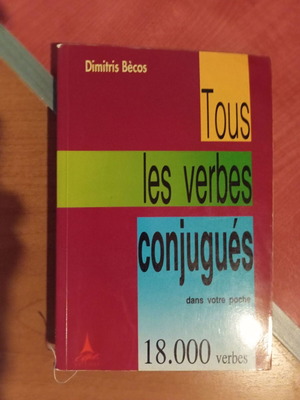 Tous les verbes conjugués (18,000 verbs) used, Dimitris Becos