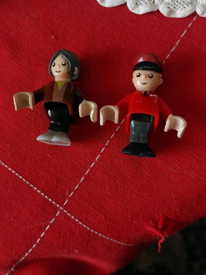 Brio train figures used, pack