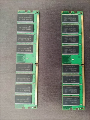 Computer memory 2x1GB DDR333 like new Transcend