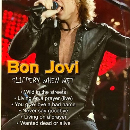 Bon Jovi Slippery When Wet DVD used, rock