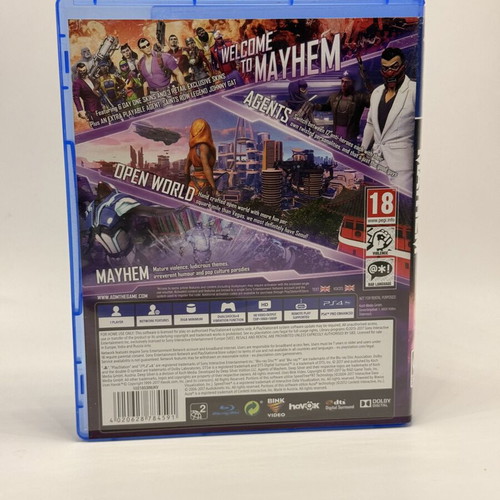 Agents of Mayhem PS4 used action adventure game