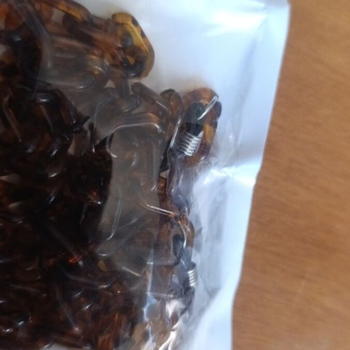 Glasses Chain new, brown plastic