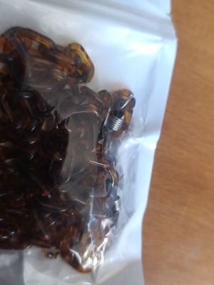Glasses Chain new, brown plastic