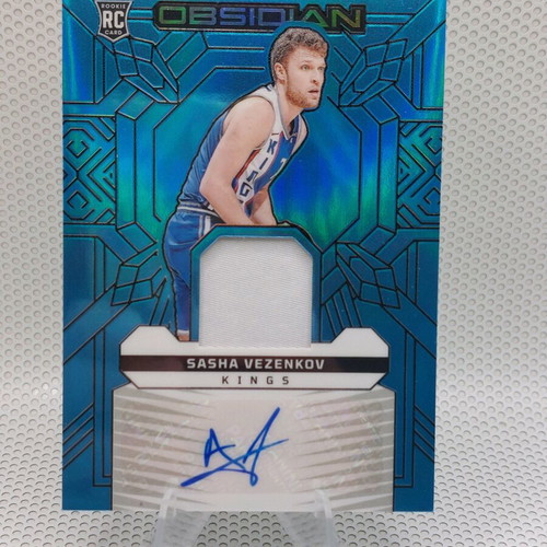 Obsidian Basketball Rookie Auto Sasha Vezenkov 16/16 with patch like new