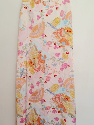 Hemithea Teresa dress L/XL new, satin fabric, floral pattern