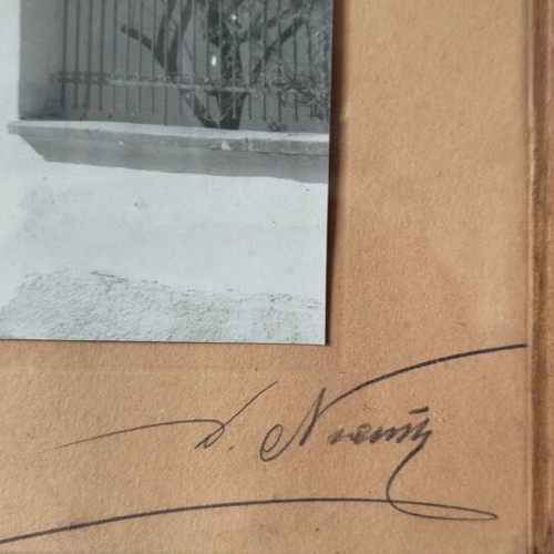 Collectible frames used, set of 3 with apartment building photos