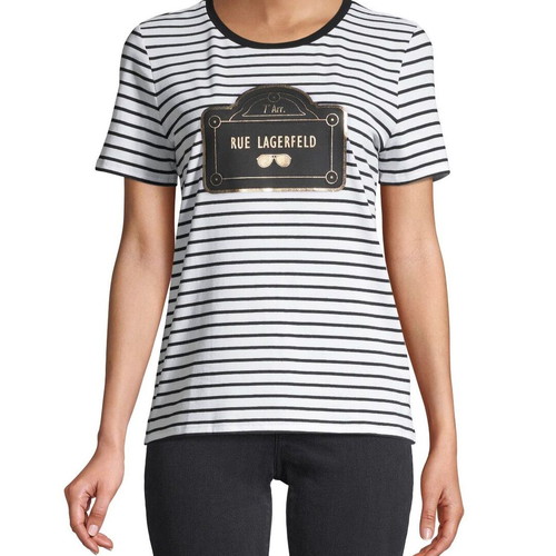 Karl Lagerfeld top new, cotton, size M